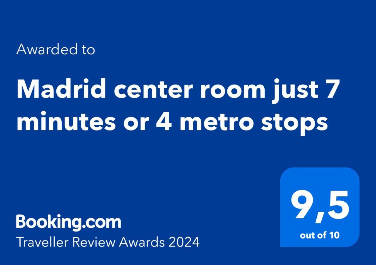 Madrid Center Room Private 7 Minutes Or 4 Metro Stops المظهر الخارجي الصورة